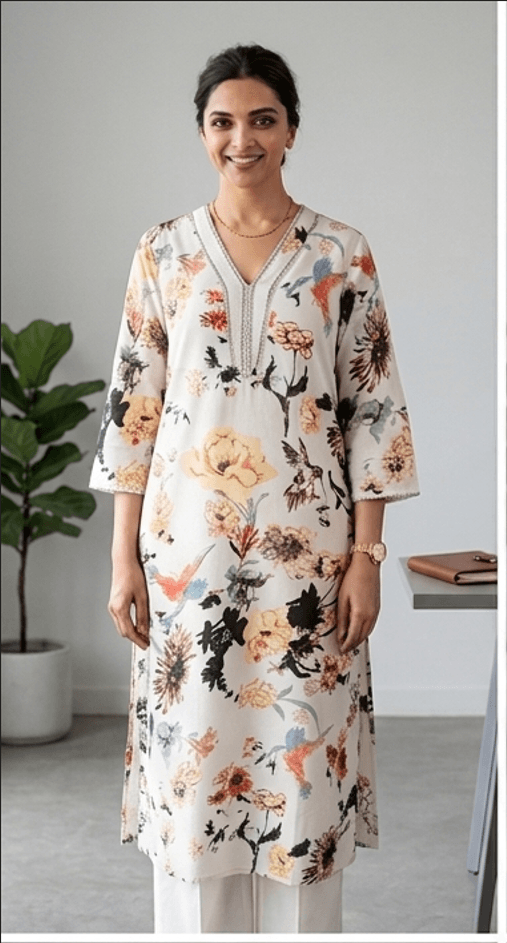 Multicolour Floral Printed Coord Set